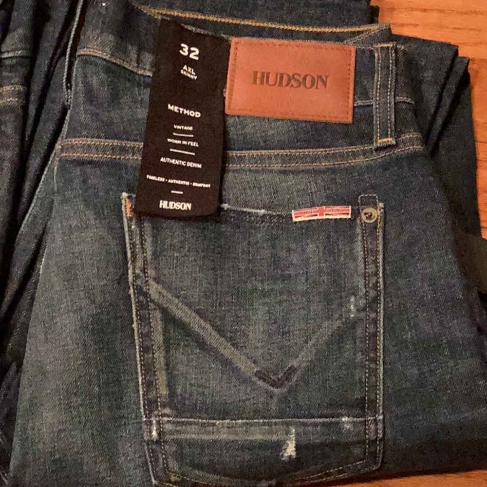 Mens Hudson “AXL” SKINNY JEANS SIZE 32. NEW